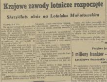 Skrzydlaty obóz, 1937