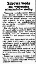 Zdrowa woda, 1937