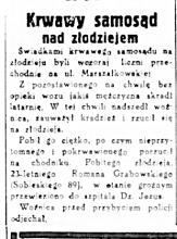 Samosąd nad złodziejem, 1937