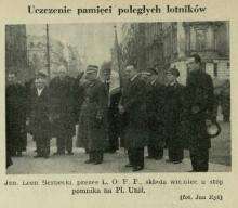 Uczczenie pamięci, 1937