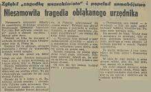 Tragedia obłąkanego, 1938