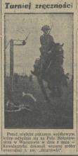 Turniej zręczności, 1938