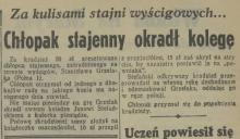 Za kulisami stajni, 1938