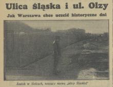 Ulice Śląska, 1938
