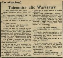 Pilota czy Adama? 1938