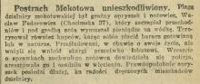 Postrach unieszkodliwiony, 1938