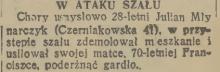 W ataku szału, 1939