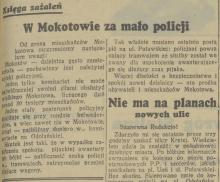 Za mało policji, 1939
