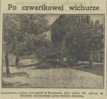 Po wichurze, 1939