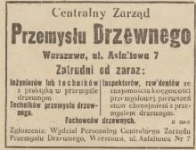 Fachowców drzewnych, 1947