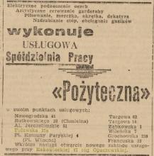 Podnoszenie oczek, 1951