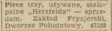 Piece trzy, 1958