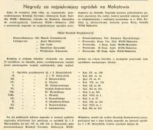 Wzorowe ogródki, 1960