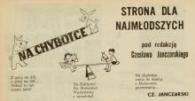 Na chybotce, 1961