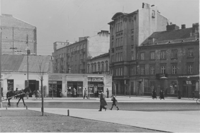 Puławska, róg Skolimowskiej, 1937 Puławska, róg Skolimowskiej, 1937