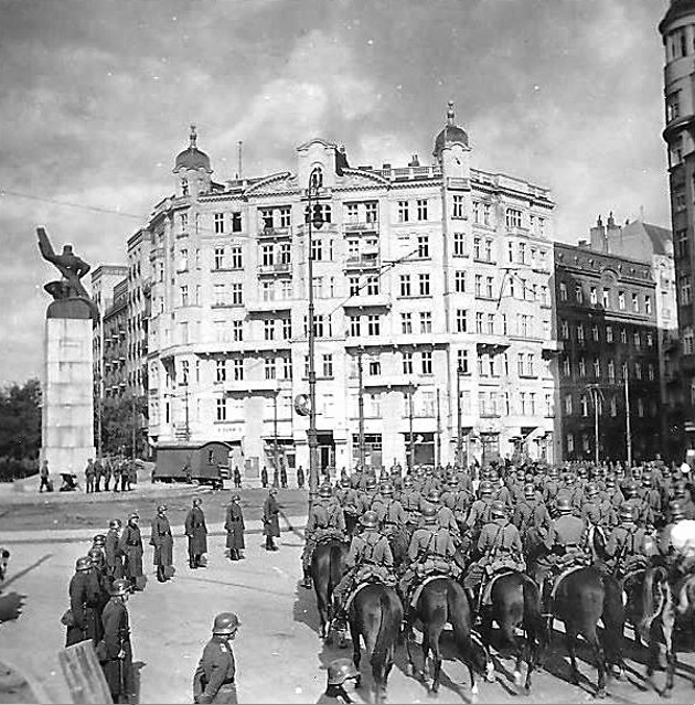 Pl. Unii Lubelskiej, 5 pażdziernika 1939, Wehrmacht, kawaleria