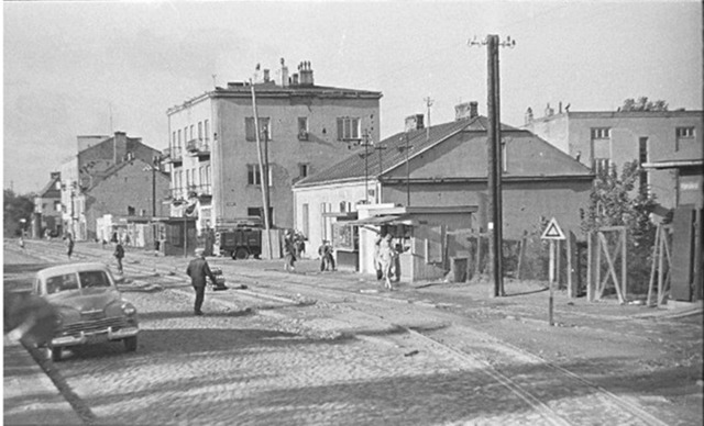 Powsińska róg Zielonej, 1957