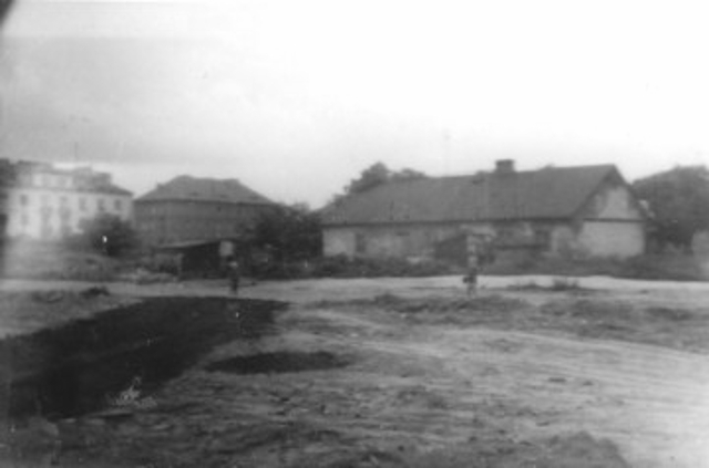 Al. Niepodległości, róg Ksawerów, 195?