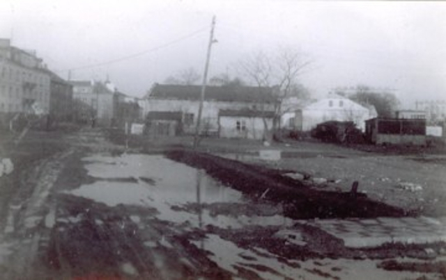 Al. Niepodległości, róg Ksawerów, ok. 195?