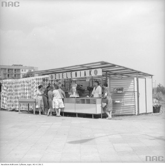 Warzywniak na Puławskiej, 1967