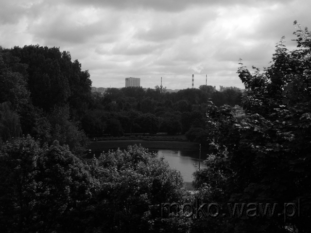 Widok z Królikarni na Idzikowskiego, 2015