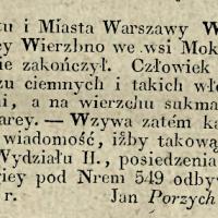 Zobaczyć Mokotów i umrzeć, 1826