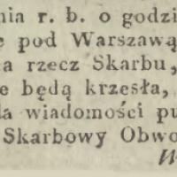 Okazyjnie żerandole Okazyjnie żerandole, 1830