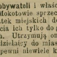 Nie chcemy Warszawy Nie chcemy Warszawy, 1898