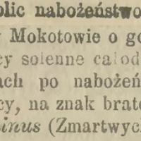 W dawnych wiekach, 1898
