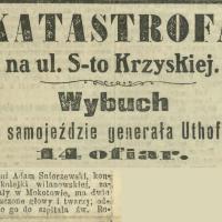 Wybuch w samojeździe Wybuch w samojeździe, 1909