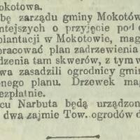 Będą drzewa! Będą drzewa! 1913