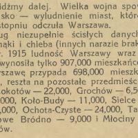 Wyludnione miasto, 1917