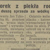 Pijak z Boryszewskiej. 1926
