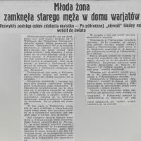 Niedole starego męża, 1933