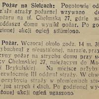 Pożar na Chełmskiej Pożar na Chełmskiej, 1934