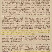Instytut Głuchoniemych Instytut Głuchoniemych, 1945