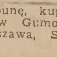 Kauczuk, bunę kupię Kauczuk, bunę kupię, 1945