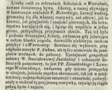 Sobotnie kuracje wodne, 1854