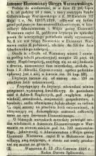 Licytacya osady, 1858 