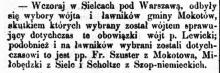 Wybory wójta, 1872