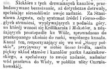 Kanały króla Stasia, 1885