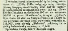 Sielanka za 21500, 1888