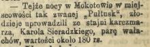 Uprowadzenie z Pułtuska, 1888