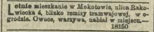 Letnie mieszkanie, 1897