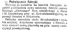 Ks. Kaczyński poświęca, 1910