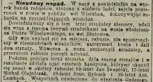 Nieudany napad, 1913