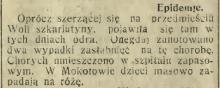 Epidemje, 1913