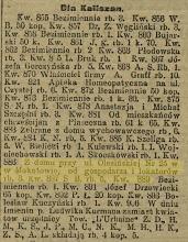 Dla Kaliszan, 1914