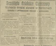 Przeklęta dzielnica, 1923