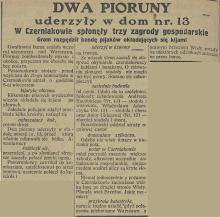Dwa pioruny